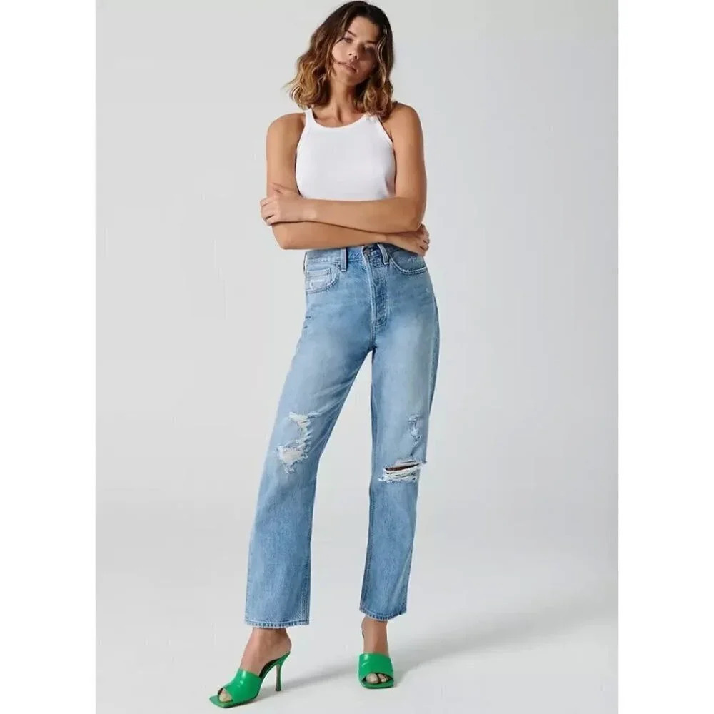 Denim Forum The Joni High Rise Loose 29l Jeans